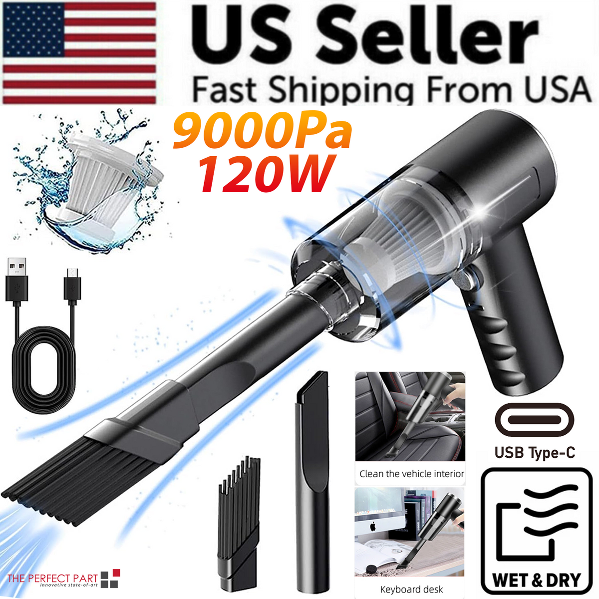 Cordless Handheld Car Vacuum