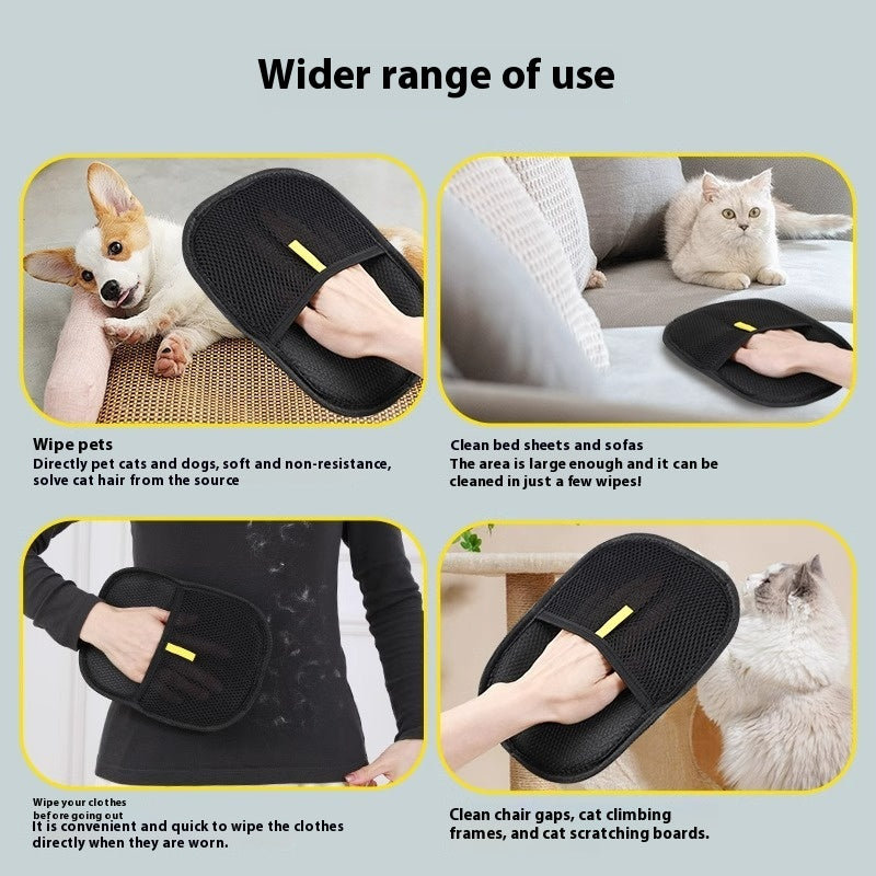Pet Hair Remover Grooming Glove