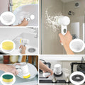 Cordless electric spin scrubber